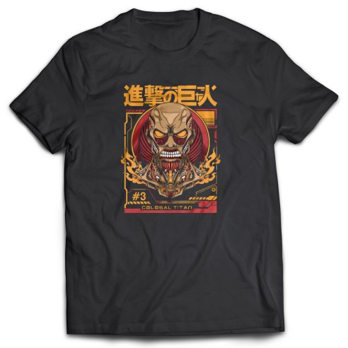 Camiseta Attack on Titan Colosal Titan