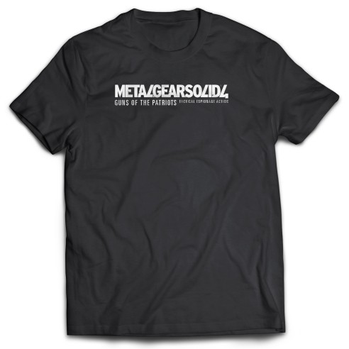 Camiseta Metal Gear Solid - Guns of The Patriots