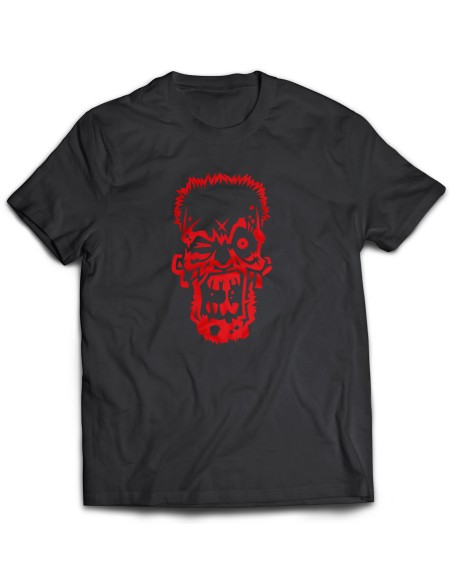Camiseta Zombie Rojo Face