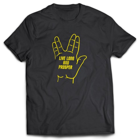 Camiseta Star Trek Live Long and Prosper