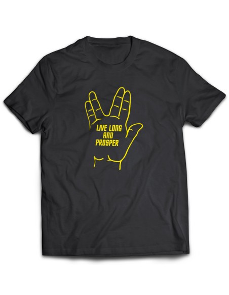 Camiseta Star Trek Live Long and Prosper