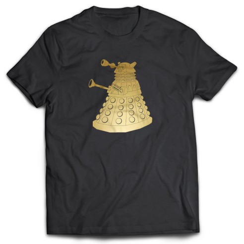 Camiseta Doctor Who Dalek Gold