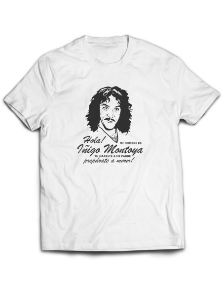 Camiseta Iñigo Montoya La Princesa Prometida (Blanca)