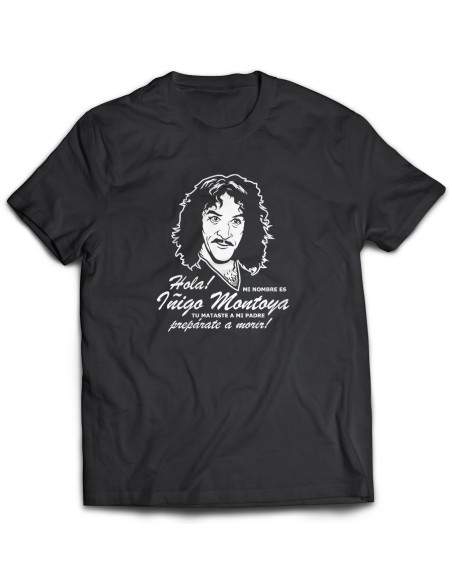 Camiseta Iñigo Montoya - La Princesa Prometida (Negra)