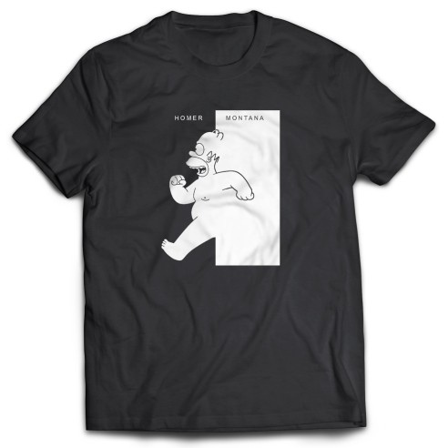 Camiseta Homer Montana