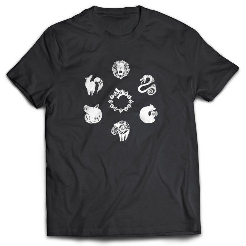 Camiseta The Seven Deadly Sins Symbols