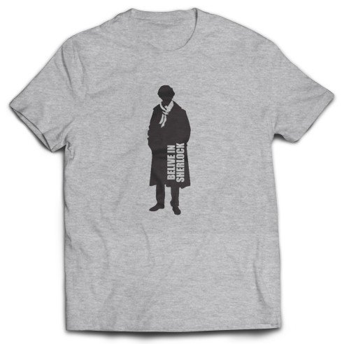 Camiseta Sherlock - Belive in Sherlock
