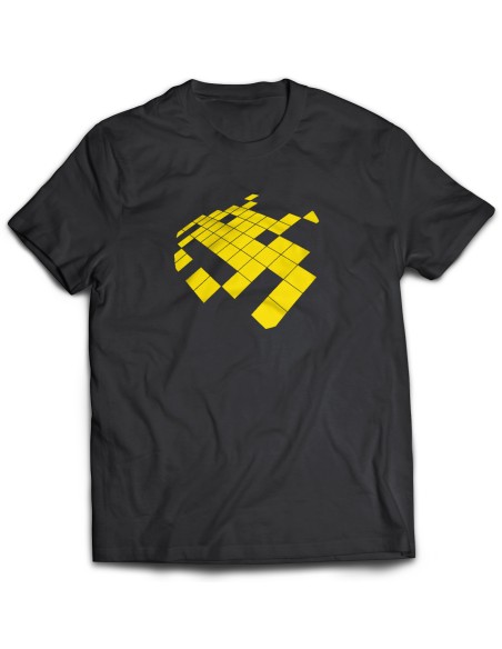 Camiseta Invaders Taito Amarillo