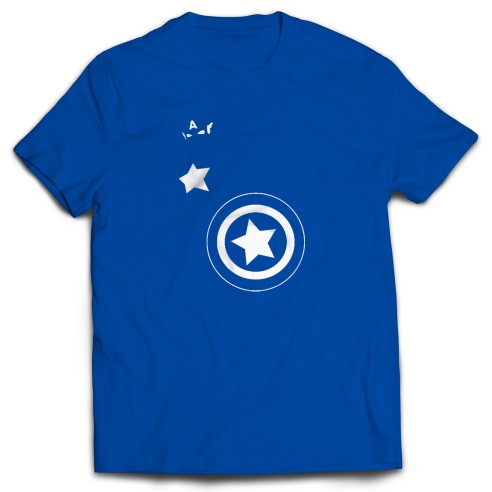 Camiseta Capitán América Minimal
