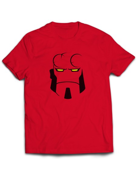 Camiseta Hellboy Minimal Face