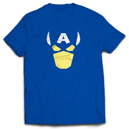 Camiseta Capitán América Minimal Face