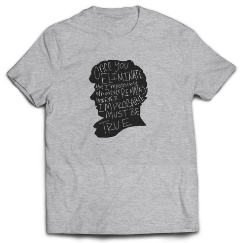 Camiseta Sherlock Quote