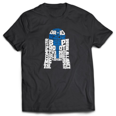 Camiseta R2D2 Type