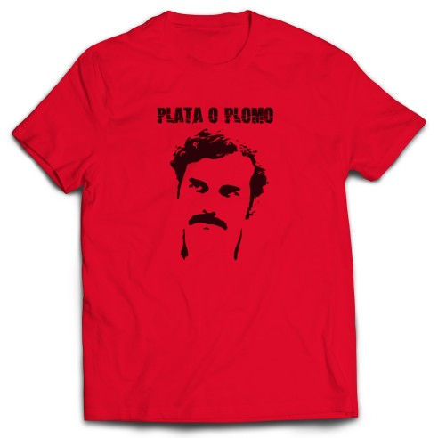 Camiseta Pablo Escobar Plata o Plomo Narcos