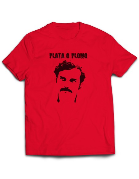 Camiseta Pablo Escobar Plata o Plomo Narcos