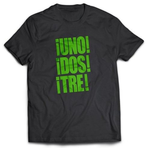 Camiseta Green Day - Uno Dos Tre