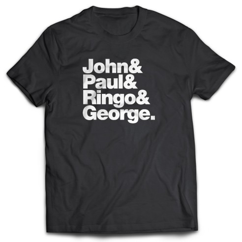 Camiseta The Beatles - Type