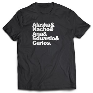 Camiseta Alaska y Los Pegamoides - Type