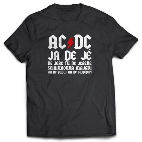 Camiseta AC DC JA DE JE Las Ketchup