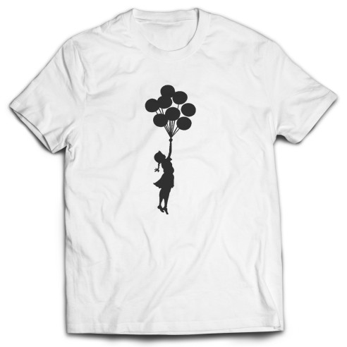 Camiseta Banksy - Globos