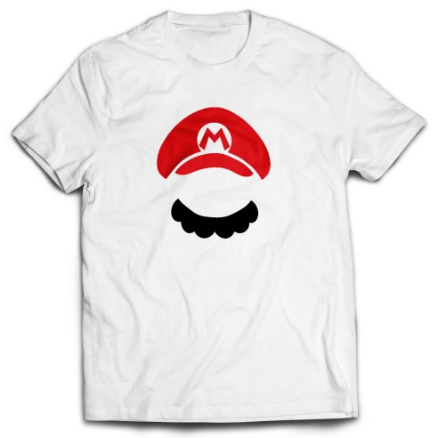 Camiseta Mario Bros Minimal Face