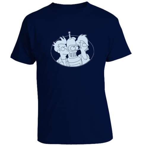 Camiseta futurama trio