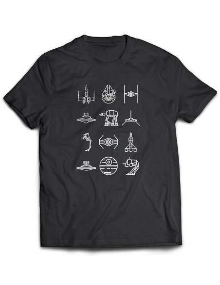 Camiseta Star Wars Ships