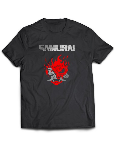 Camiseta Cyberpunk 2077 Samurai