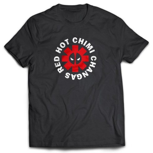 Camiseta Deadpool Chili Peppers