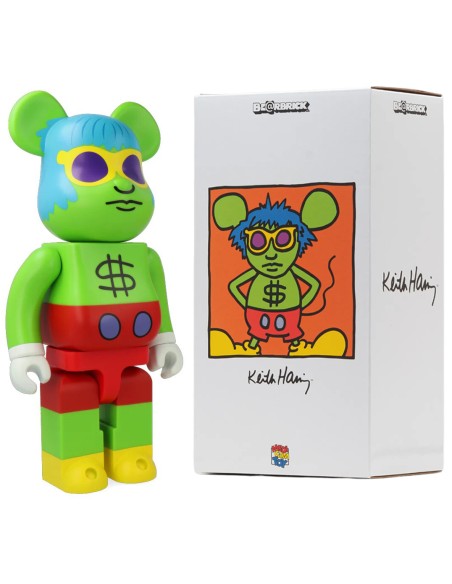 Bearbrick Keith Haring Andy Mouse 400%