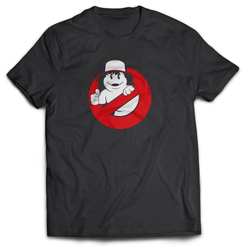 Camiseta Stranger Things 2 Dustin Ghostbusters