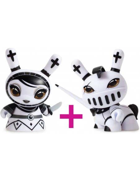 Otto Björnik Peón y Caballo set (Blanco) Shah Mat Dunny Kidrobot