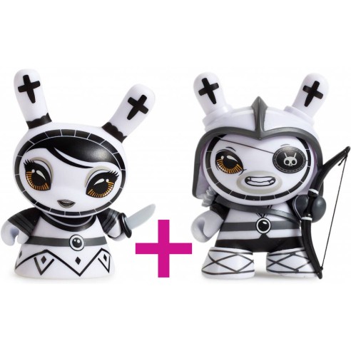 Otto Björnik Peón y Torre set (Blanco) Shah Mat Dunny Kidrobot