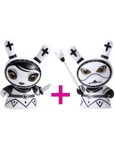 Otto Björnik Peón y Alfil set (Blanco) Shah Mat Dunny Kidrobot