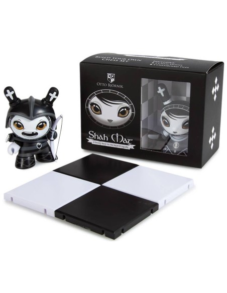 Otto Björnik Peón y Alfil set (Negro) Shah Mat Dunny Kidrobot