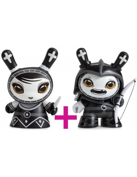 Otto Björnik Peón y Torre set (Negro) Shah Mat Dunny Kidrobot