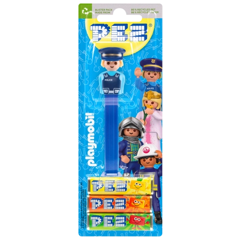 Dispensador Caramelos PEZ Playmobil Policía