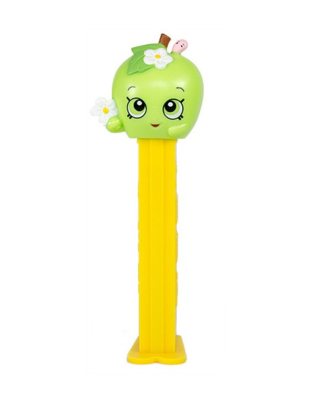 Dispensador Caramelos PEZ Shopkins Manzana