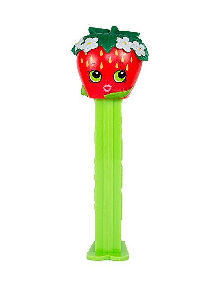 Dispensador Caramelos PEZ Shopkins Fresa
