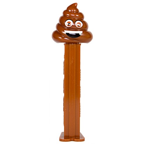 Dispensador Caramelos PEZ Caca Emoji