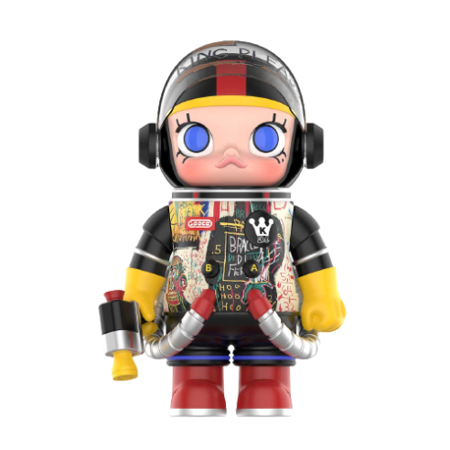 Pop Mart Space MOLLY 400 % JEAN-MICHEL BASQUIAT