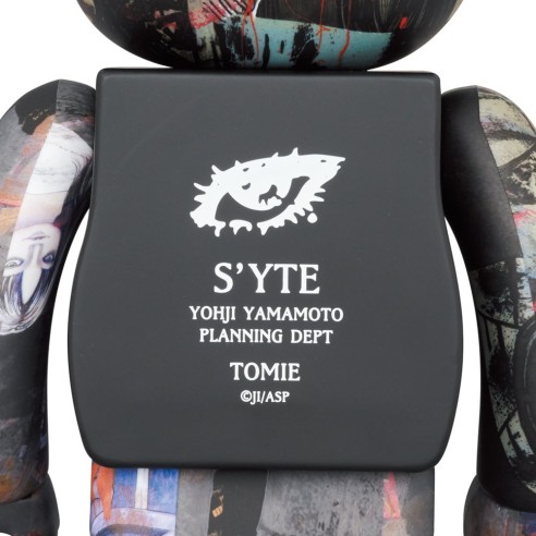 Bearbrick S'YTE x Junji Ito TOMIE 400% + 100%