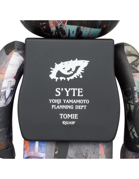 Bearbrick S'YTE x Junji Ito TOMIE 400% + 100%