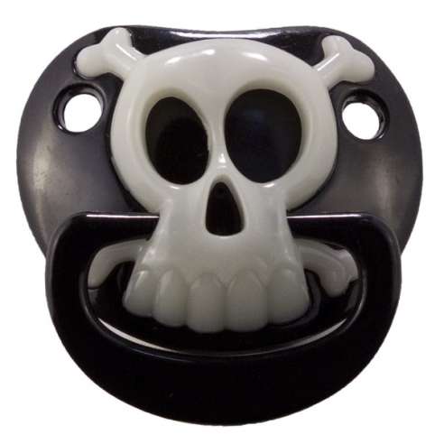 Chupete Billy Bob - Black Pirate Skull