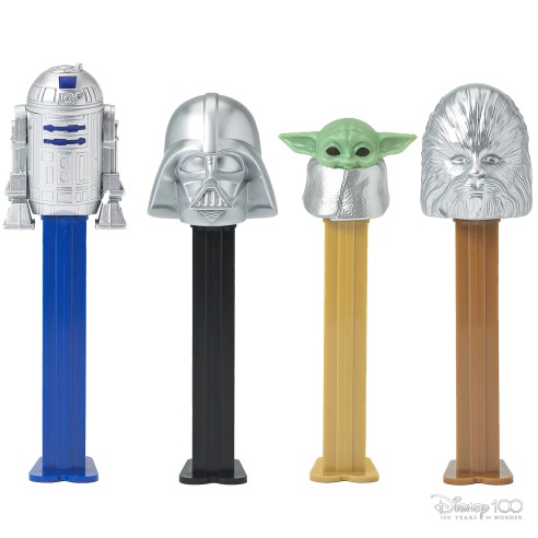 Dispensador Caramelos PEZ Star Wars Disney 100 Aniversario Set