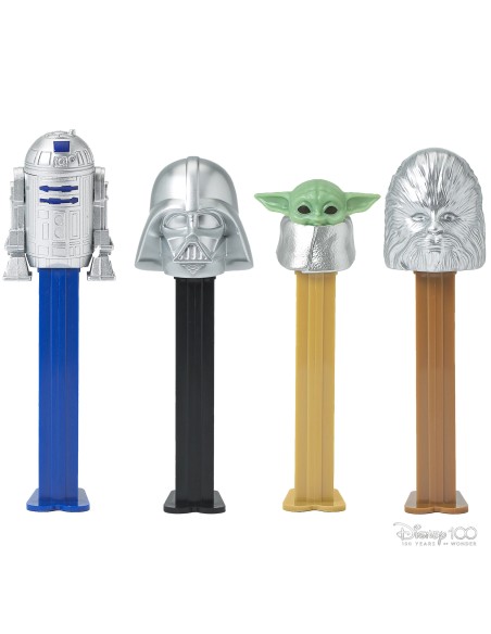 Dispensador Caramelos PEZ Star Wars Disney 100 Aniversario Set
