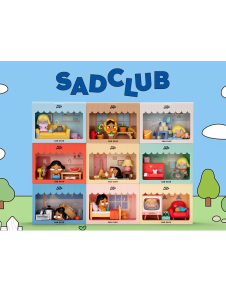 Pop Mart CRYBABY Sad Club Scene Sets