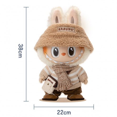 POP MART Labubu The Monsters DRESS BE LATTE