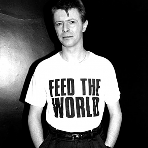 Camiseta DAVID BOWIE Feed The World