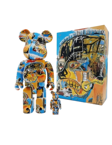 Bearbrick Jean-Michel Basquiat v10 400% + 100%